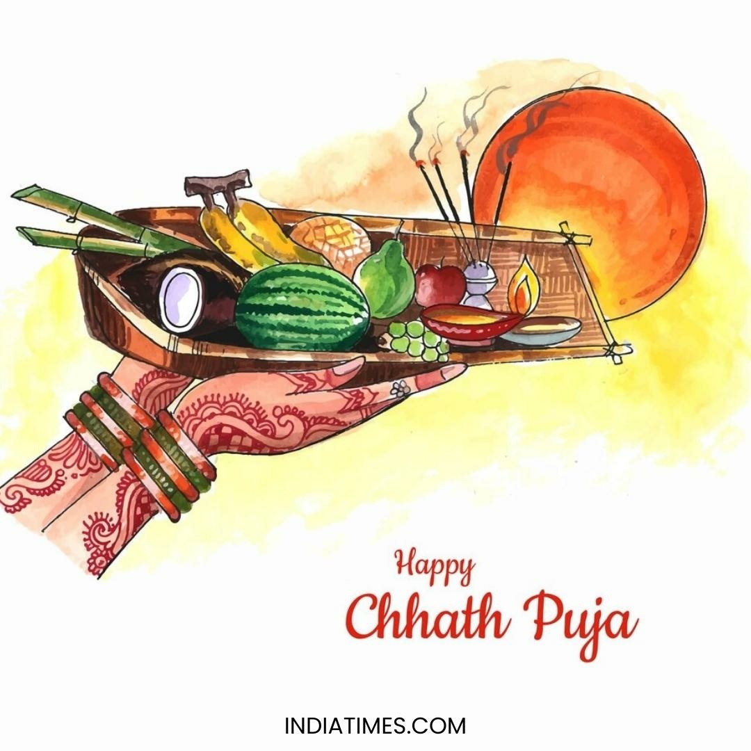 Jai Chhathi maiya 🙏🌺 Chhath Puja special ❤️ .. .. Potrait Clr pencil  sketching 🖍️ Paper size-A3 .. Artist -Priya Pandey ... Follow ✨ Like… |  Instagram